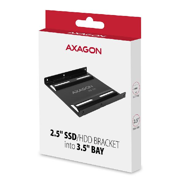 AXAGON RHD-125B Reduction for 1x 2.5 HDD into 3.5 position, black