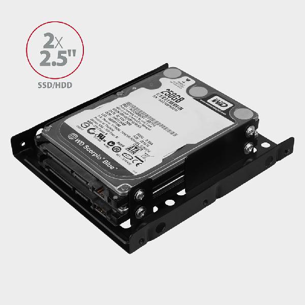 AXAGON RHD-225 Reduction for 2x 2.5 HDD into 3.5 position