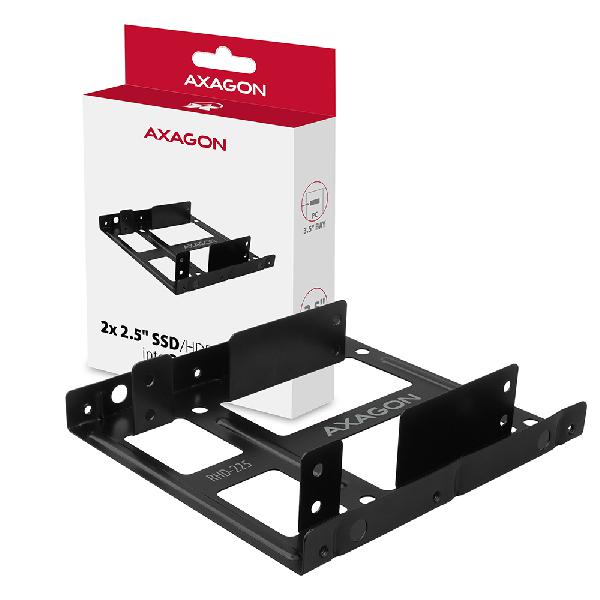 AXAGON RHD-225 Reduction for 2x 2.5 HDD into 3.5 position