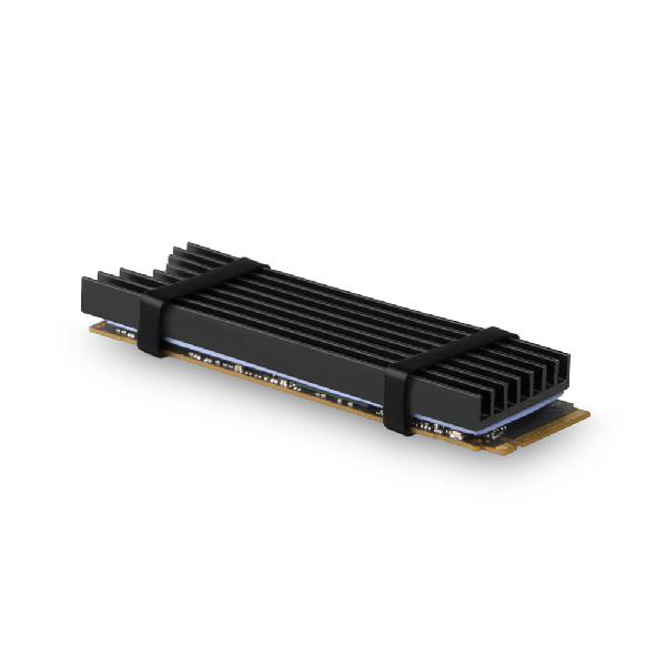 AXAGON CLR-M2L6 passive - M.2 SSD, 80mm SSD, ALU body, silicone thermal pads, height 6mm