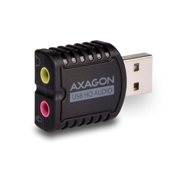 AXAGON ADA-17 USB2.0 - Stereo HQ Audio Mini Adapter 24bit 96kHz *USBAM *3,5MMF