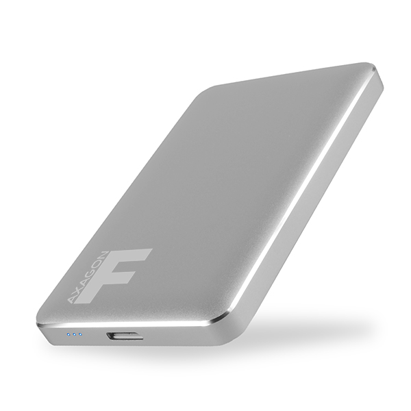 AXAGON EE25-F6G USB3.0 - SATA 6G 2.5 External SCREWLESS ALU Box Grey *USBAM *MICROBM *SATAF