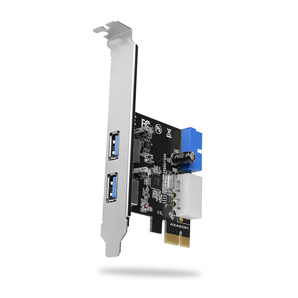 AXAGON PCEU-232VL PCIe Adapter 2+2x USB3.0 UASP VIA + LP *PCIEM *USBAF