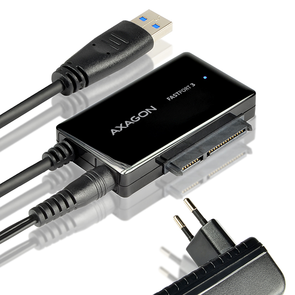 AXAGON ADSA-FP3 USB3.0 - SATA 6G HDD FASTPort3 Adapter Incl. AC *USBAM *SATAF