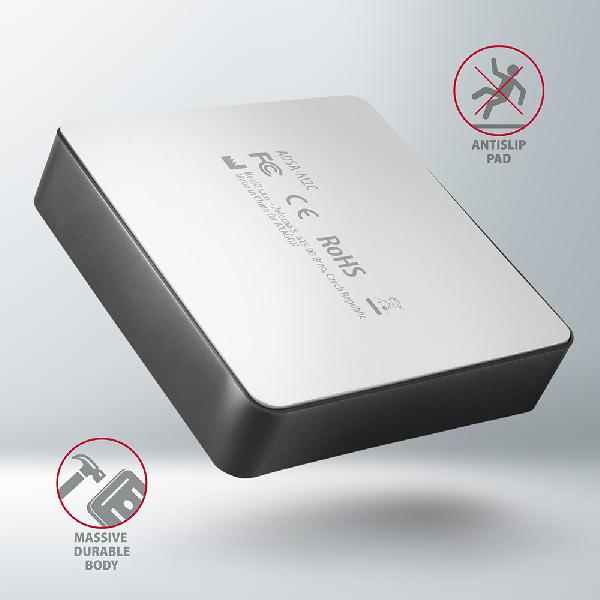 AXAGON ADSA-M2C USB-C 3.2 Gen2 - 2x NVMe CLONE DUAL SDD Dock Station *USBAM *USBCM *USBCF *SATAF