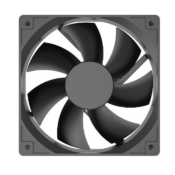 Akasa Smart Black 12cm PWM HD bearing black fan, 600-1600RPM