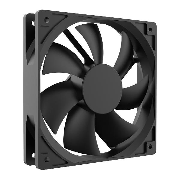 Akasa Smart Black 12cm PWM HD bearing black fan, 600-1600RPM