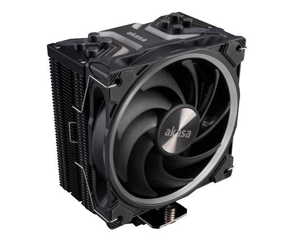 Akasa SOHO H4, LGA1700 Edition,4 Heatpipes,aRGB fan,Black fins
