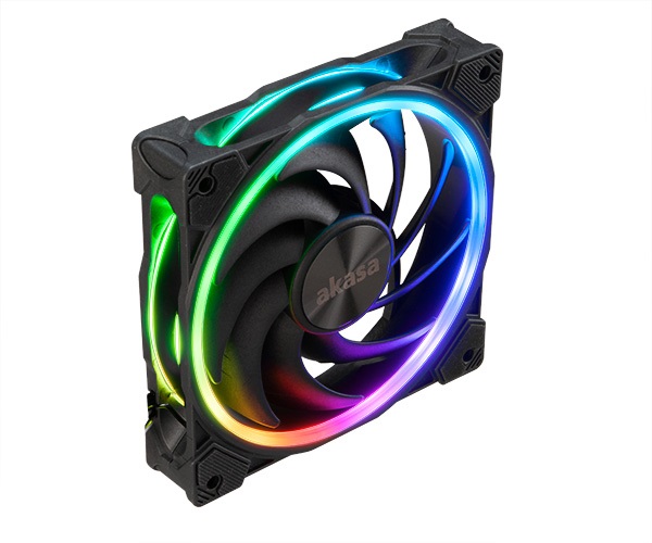 Akasa SOHO AR14, 14cm ARGB PWM fan with advanced blade design