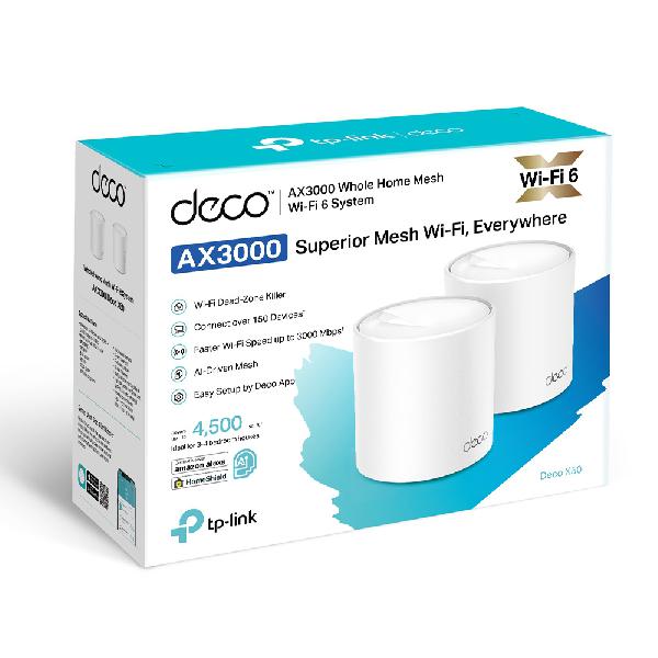 TP-Link Deco X50 (2-pack), Wifi 6 mesh Router/Accespoint
