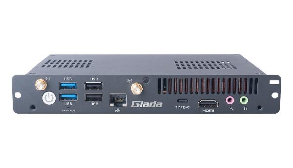 Giada MiniPC barebone PC612, Intel OPS, i3-1215U, Intel UHD Graphics, 2x SO-DIMM DDR4-3200, 1x M.2 for SSD, 1x M.2 for Wi-Fi, 1 x HDMI , 2x USB 3.2 gen 2, 2 x USB2.0, 1 x USB-C 3.2 gen2, Intel i291LM Gigabit LAN