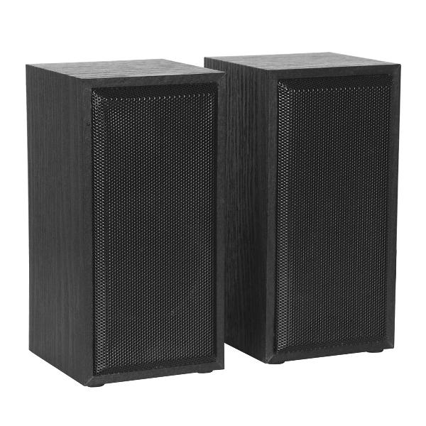 Platinet Speakerset PSTB speaker set for laptop of PC, 6W (3 W * 2) (RMS) metal grid + Wooden 75*75*148mm*2 pcs