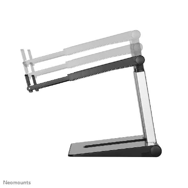 Newstar Neomounts opvouwbare laptop stand NSLS200 Beeldschermgrootte: 10 - 16 Inch Belastbaar tot 5 kg Hoogte verstelbaar: 207 - 267 mm Diepte instel: 162 - 252 mm