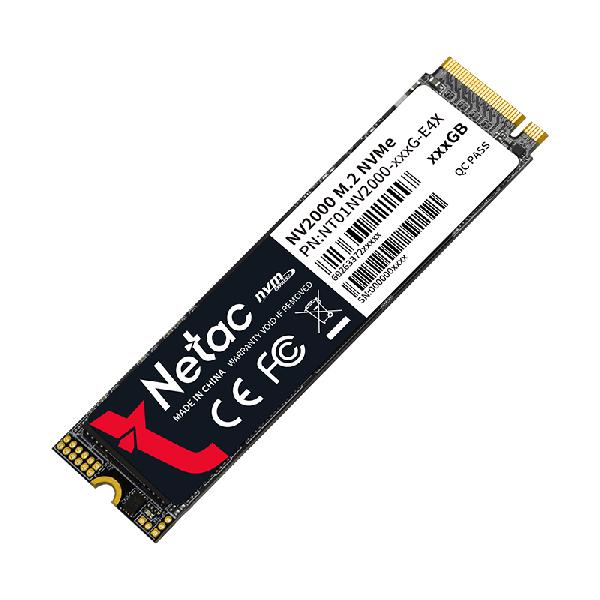 Netac NV2000 PCIe 3 x4 M.2 2280 NVMe 3D NAND SSD 256GB, R/W up to 2500/1000MB/s