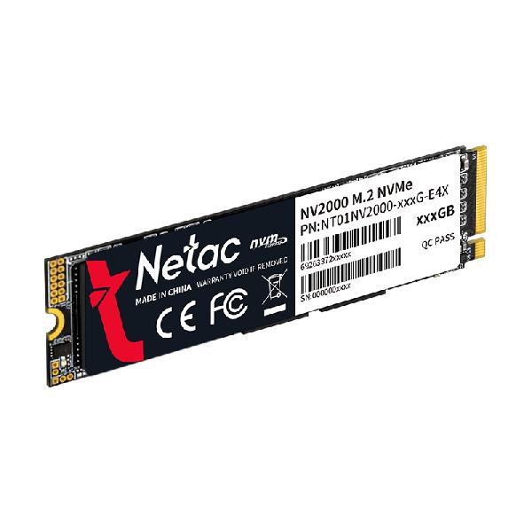 Netac NV2000 PCIe 3 x4 M.2 2280 NVMe 3D NAND SSD 256GB, R/W up to 2500/1000MB/s