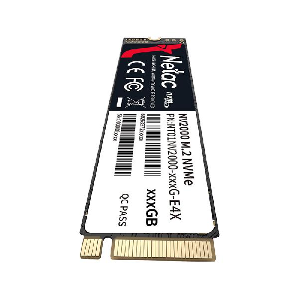 Netac NV2000 PCIe 3 x4 M.2 2280 NVMe 3D NAND SSD 256GB, R/W up to 2500/1000MB/s