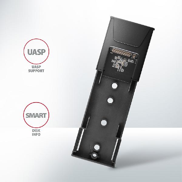 AXAGON EEM2-GTS USB-C 3.2 Gen 2 - M.2 NVMe SSD THIN SCREWLESS box