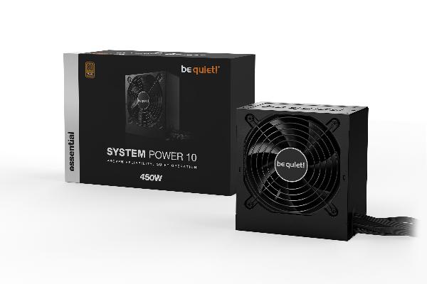 be quiet! System Power 10 450W, 80+ Bronze, ErP, Energy Star 8, APFC, 2xPCI-Ex, 5xSATA, 1xPATA, 1 Rail