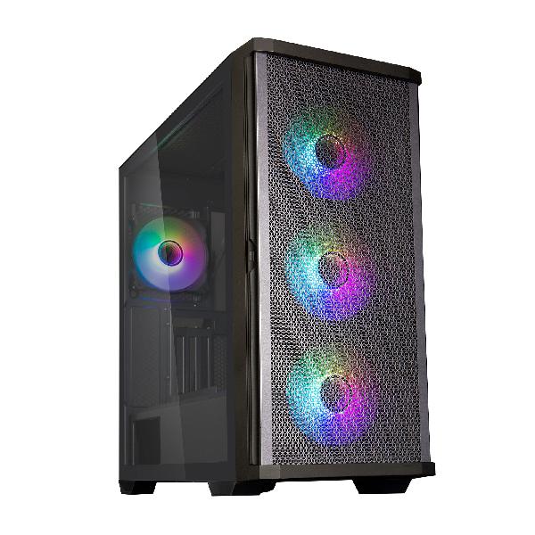 Zalman Z10 Duo - ATX Mid-Tower Case/ Pre-installed fan: 3x 120mm(Front), 1x 120mm(Rear)/ T/G Side Panel, Mesh and Glas Front Panel/ Dust Filter at Front/ 1x USB Type-C applied/ GPU Support Brace Included/ Dimension : 481 x 220 x 488 (H)mm