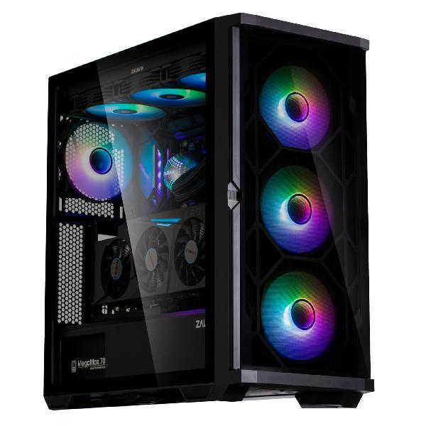 Zalman Z10 Duo - ATX Mid-Tower Case/ Pre-installed fan: 3x 120mm(Front), 1x 120mm(Rear)/ T/G Side Panel, Mesh and Glas Front Panel/ Dust Filter at Front/ 1x USB Type-C applied/ GPU Support Brace Included/ Dimension : 481 x 220 x 488 (H)mm