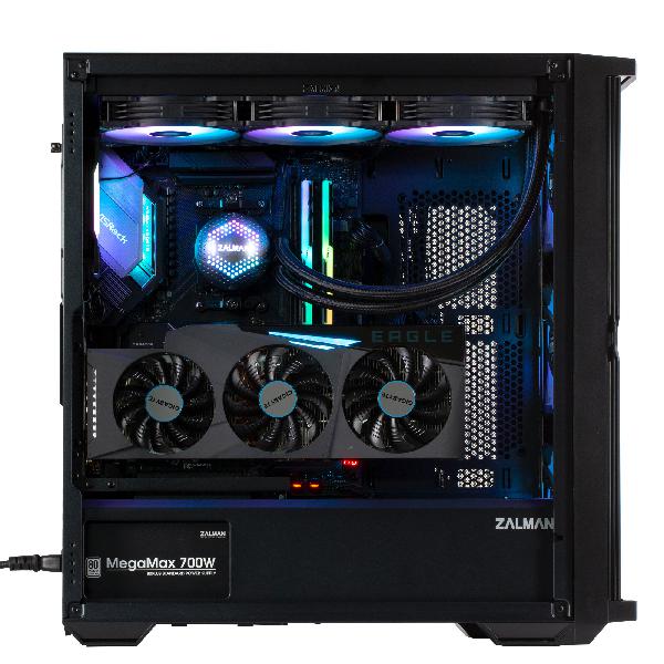 Zalman Z10 Duo - ATX Mid-Tower Case/ Pre-installed fan: 3x 120mm(Front), 1x 120mm(Rear)/ T/G Side Panel, Mesh and Glas Front Panel/ Dust Filter at Front/ 1x USB Type-C applied/ GPU Support Brace Included/ Dimension : 481 x 220 x 488 (H)mm