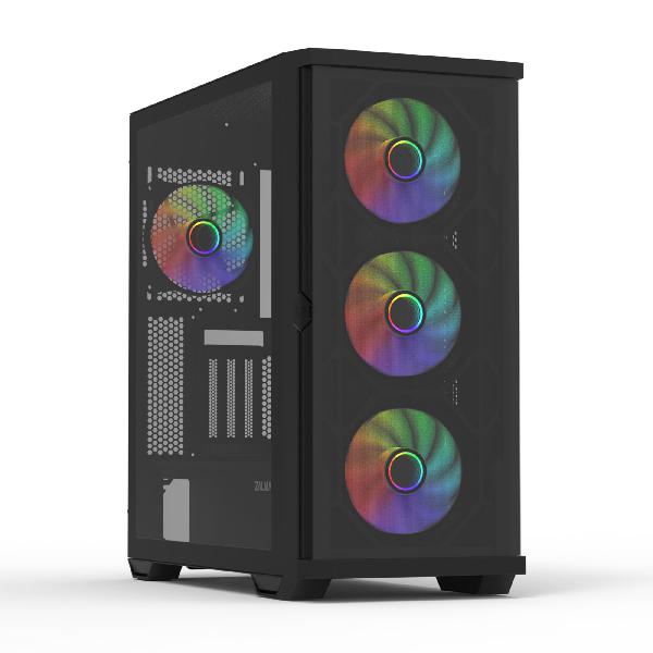 Zalman Z10 Duo - ATX Mid-Tower Case/ Pre-installed fan: 3x 120mm(Front), 1x 120mm(Rear)/ T/G Side Panel, Mesh and Glas Front Panel/ Dust Filter at Front/ 1x USB Type-C applied/ GPU Support Brace Included/ Dimension : 481 x 220 x 488 (H)mm