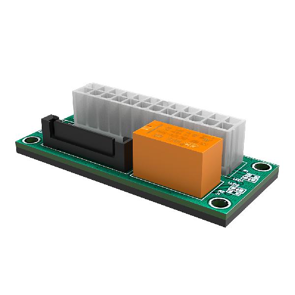 Akasa 2 Sets, Synchronous PSU Adapter Board, ATX 24-pin to SATA