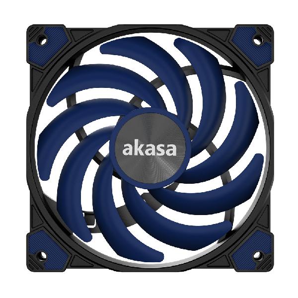 Akasa ALUCIA XS12, Premium slim 120mm fan, Photic Blue