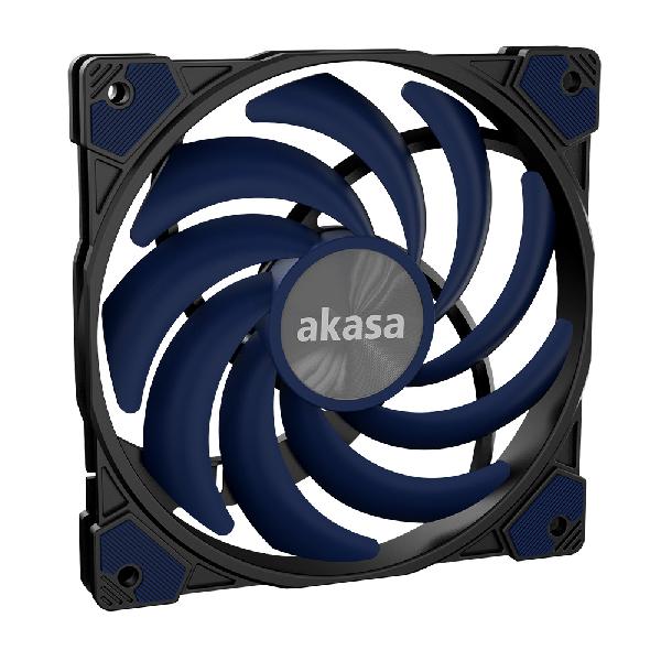 Akasa ALUCIA XS12, Premium slim 120mm fan, Photic Blue