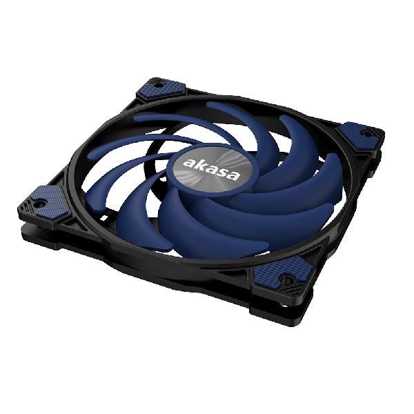 Akasa ALUCIA XS12, Premium slim 120mm fan, Photic Blue