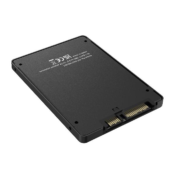 Akasa M.2 SATA SSD to 2.5 SATA Adapter Enclosure (only SATA M.2 drives, does not support NVMe M.2 drives)