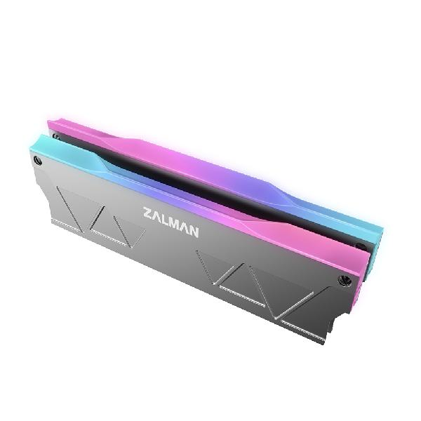 Zalman ZM-MH10 RAM Heatsink (2-Pack, addressable RGB, Aluminum Alloy, 5V, 3Pin Connector, Compatible with Single or Double sided RAM