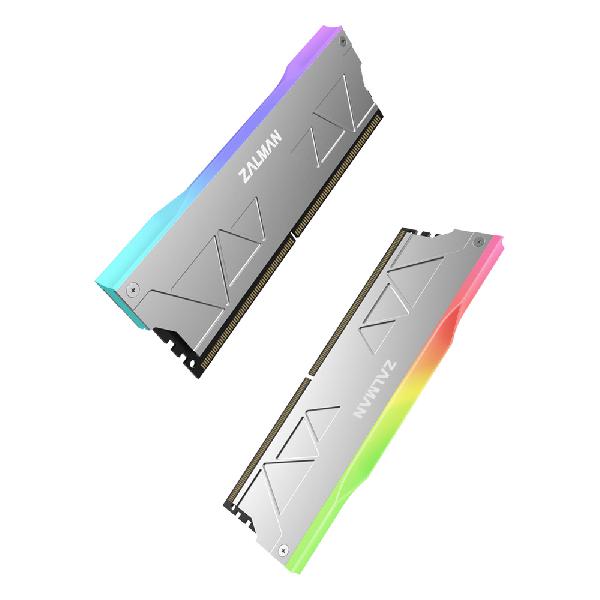 Zalman ZM-MH10 RAM Heatsink (2-Pack, addressable RGB, Aluminum Alloy, 5V, 3Pin Connector, Compatible with Single or Double sided RAM