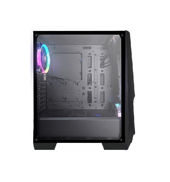 Xilence Xilent Blast Black, ATX tempered glass window case, 2 x 120 mm ARGB PWM fan included