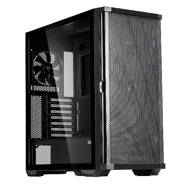 Zalman Z10 - ATX Mid-Tower Case/ Pre-installed fan: 3x 120mm(Front), 1x 120mm(Rear)/ T/G Side Panel, Mesh Front Panel/ Convenient Sliding Dust Filter at Front/ 1x USB Type-C applied/ GPU Support Brace Included/ Dimension : 481 x 220 x 488 (H)mm