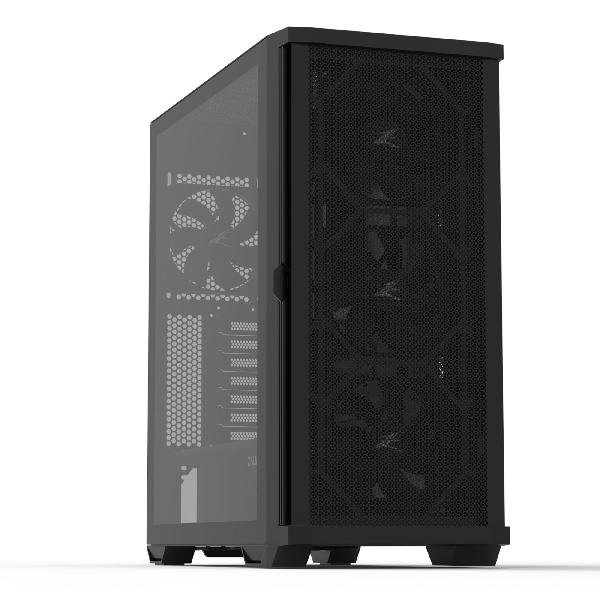 Zalman Z10 - ATX Mid-Tower Case/ Pre-installed fan: 3x 120mm(Front), 1x 120mm(Rear)/ T/G Side Panel, Mesh Front Panel/ Convenient Sliding Dust Filter at Front/ 1x USB Type-C applied/ GPU Support Brace Included/ Dimension : 481 x 220 x 488 (H)mm