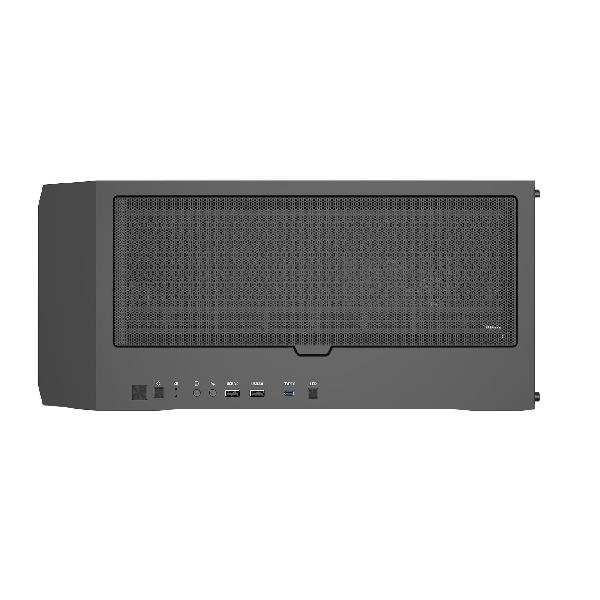 Zalman Z10 - ATX Mid-Tower Case/ Pre-installed fan: 3x 120mm(Front), 1x 120mm(Rear)/ T/G Side Panel, Mesh Front Panel/ Convenient Sliding Dust Filter at Front/ 1x USB Type-C applied/ GPU Support Brace Included/ Dimension : 481 x 220 x 488 (H)mm