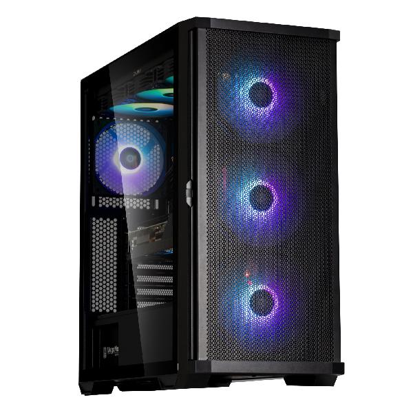 Zalman Z10 PLUS - ATX Mid-Tower Case/ Pre-installed fan: 3x 140mm ARGB(Front), 1x 120mm ARGB(Rear)/ T/G Side Panel, Mesh Front Panel/ Convenient Sliding Dust Filter at Front/ 1x USB Type-C applied/ GPU Support Brace Included/ Dimension : 481 x 220 x