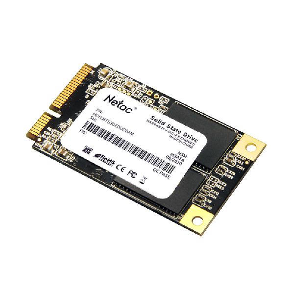 Netac N5M mSATA SATAIII 3D NAND SSD 256GB, R/W up to 540/490MB/s