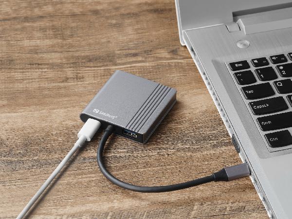 Sandberg USB-C Dock 2xHDMI+USB+PD