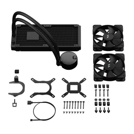 Fractal Design Lumen S24 v2 AIO Watercooler, 2 x Aspect 12 PWM fan, AM4/5, S1700, S1200