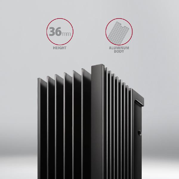 AXAGON CLR-M2XL ALU Heatsink for double-sided M.2 SSD, height 36mm