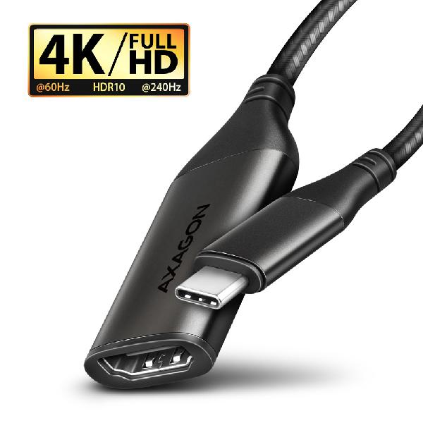 AXAGON RVC-HI2M USB-C -> HDMI 2.0a adapter 4K/60Hz HDR10 *USBCM *HDMIF