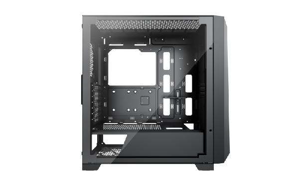 Xilence Xilent X Black, ATX tempered glass window, mesh front case, 3 x 120 mm ARGB front fan and 1 x 120 mm PWM rear fan included