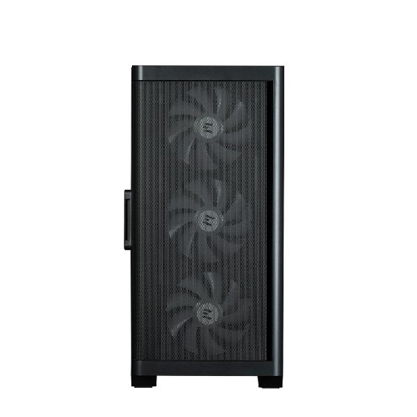 Zalman M4 Black micro-ATX front Mesh, side Tempered Glass case, ARGB controller, included 4 x 120 mm ARGB Fan, 1 x 3.5, 2 x 2.5 , 385(D) x 208(W) x 425(H)mm