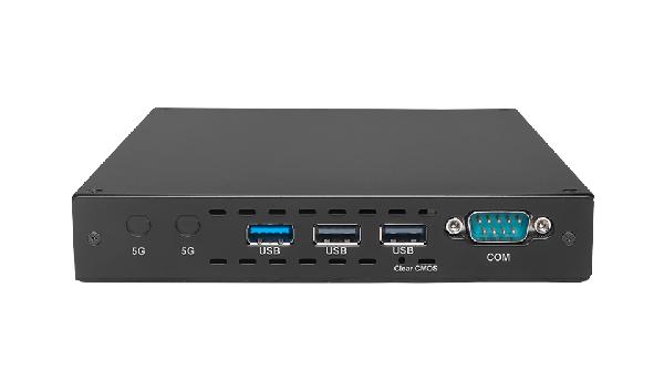 Giada MiniPC barebone D613, Intel Core i3-1315U (2P/4E), 190x149x26mm, UHD Graphics, 2x SO-DIMM DDR4, 1x M.2 Storage, 1 x M.2 WiFi 1x M.2 4G, SIM slot, 1xUSB3.2 Gen2, 2xUSB2.0, 1xUSB-C 3.2 Gen2, 1x RS232, 4 x HDMI 2.0, i219 GBit Lan