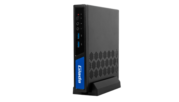 Giada miniPC Barebone BQ614, Intel H610, 12/13/14th gen CPU < 65W (no CPU inc.), 2 x SO-DIMM DDR5 5600, 2.5 SATA + M.2, GBit LAN RTL8111H, 1 x 2.5 GBit LAN I226-V,2 x USB3.2 Gen1, 4 x USB2.0 2 xUSB3 + 1 x USB Type-C 3.2 Gen2,DP, HDMI, 1x Com, Audio, JAHC
