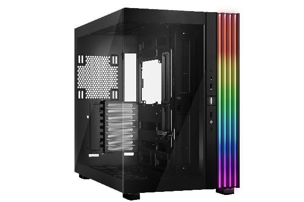 be quiet! Light Base 900 DX Black Panoramic tempered glass E-ATX Case, 2x 420 mm Radiator Support, 532 x 326 x 465, front ARGB strip, MB with backconnector support, 2 x ARGB+fan hub