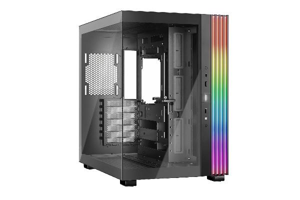 be quiet! Light Base 600 DX Black Panoramic tempered glass ATX Case, 2x 360mm Radiator Support, 450 x 305 x 435, front ARGB strip, MB with backconnector support, 2 x ARGB+fan hub