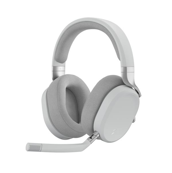 Fractal Design Scape Light gaming headset, charging stand, 2.4 GHz Wireless 24 bit 96 KHz. BT 5.3, USB